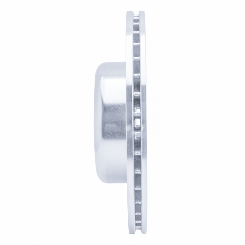 BMW 330i Brake Rotor (1) - Front Right - R1 Concepts - Drilled & Slotted - Silver - `06-`13